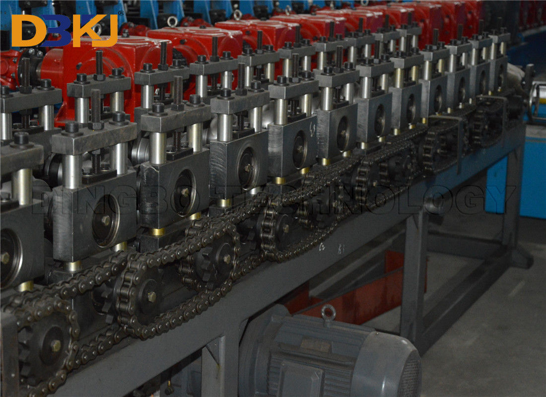 Automatic PLC Control Customized Shutter Door Roll Forming Machine For Galvanized Steel Sheet