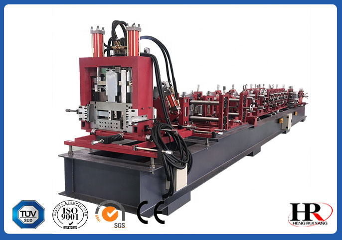 Automatic Building Material C U Z Steel Purlin Profile Roll Forming Machine